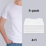 5-pack Anti zweet shirt Heren Ronde hals