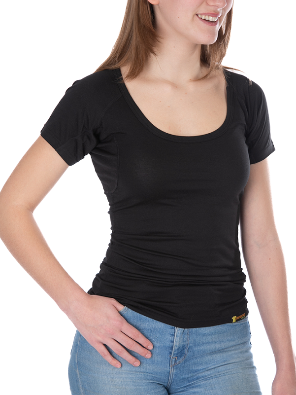 tee shirt anti transpirant pour femme aussi efficace qu'élégant